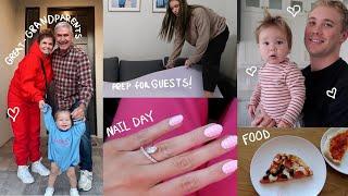 VLOG: guests coming to visit, nail day & prepping house!