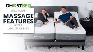 How to use Massage Features on Your GhostBed Adjustable Base