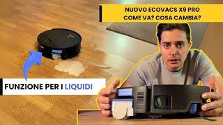 Ecovacs X9 Pro:  finalmente un PROBELMA RISOLTO rispetto a X8 PRO Recensione e prova pulizia