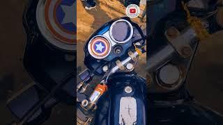 Splendor bike metre Captain America shield installation