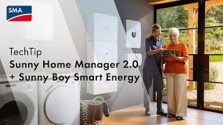 TechTip: Anschluss des Sunny Home Managers 2.0 an den Sunny Boy Smart Energy 3.6 / 4.0 / 5.0 / 6.0