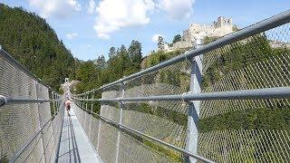 Highline 179 - die längste Hängebrücke in Österreich und Burgenwelt Ehrenberg (Reutte / Tirol)