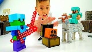 Секреты игры Майнкрафт - Ловушки для мобов Minecraft !