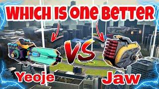 [WR]  Yeoje VS Jaw Weapon Comparison |War Robots|