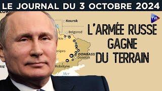 Ukraine : la Russie gagne du terrain - JT du jeudi 3 octobre 2024