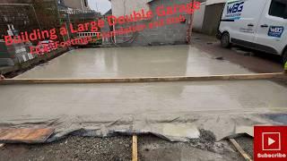 Building a Large Double Garage. #1 - Footings, Foundation and Slab