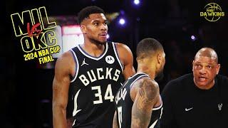 Milwaukee Bucks Full Team Highlights vs Thunder  | 2024 NBA Cup Final  | FreeDawkins