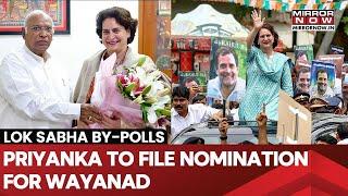 Priyanka Gandhi To File Nomination For Wayanad By-Polls; Rahul Gandhi, Sonia Gandhi To Accompany