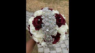 Breathtaking DIY Brooch Bridal Bouquet l Easy How to l Wedding Project