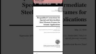 ANSI/AISC 358-16. Prequalified Connections for Special and Intermediate Steel Moment Frames for