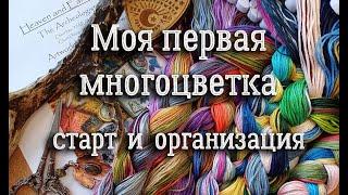 Моя первая МНОГОЦВЕТКА: старт и организация / вышивка крестом