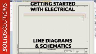 Getting Started with SOLIDWORKS Electrical - Line diagrams and Schematics