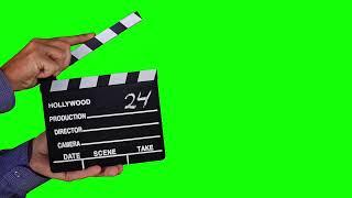 Film Clapperboard Green Screen Effect With Sound