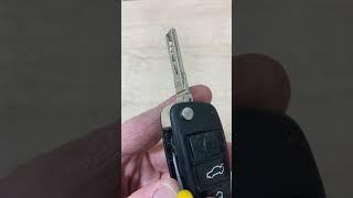 Audi Flip key battery- EASY DIY #automobile #remotebattery #mechanic #remotecontrol #carkeys