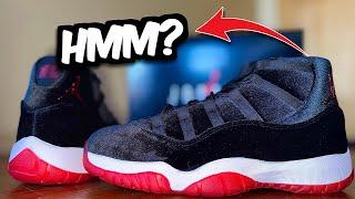 Air Jordan 11 Bred Velvet UNBOXING & REVIEW!