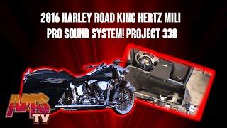 2016 Harley Road King Hertz Mili Pro Sound System!!!! Project 338