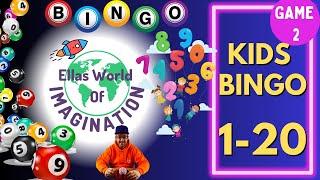 Kids Bingo Game 1-20 - Interactive Maths (Game 2!)