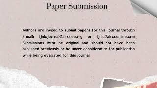 Call For Papers - International Journal on Natural Language Computing (IJNLC) - H - Index - 25