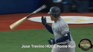 Jose Trevino Hits Game Winning Two Run Home Run in the 8th vs the Rays!! JOSE!!!!