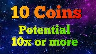 Crypto Coins that can make 10X in the next BULL RUN