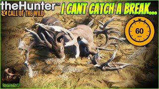 The Most DISASTROUS 60 Minute Trophy Challenge Ever... The Hunter Call of the wild