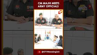 Lt. Gen, GOC-In-C And Central Command Meet Odisha CM Mohan Majhi At Lok Seva Bhawan In Bhubaneswar