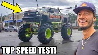 Top Speed Test in Monster Truck!