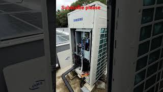installation of vrf air conditioner #commission #vrf #ac #debugger #debugging #samsung