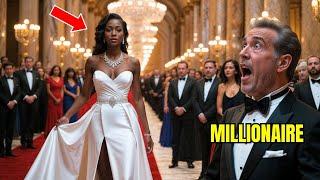 Millionaire Invited the BLACK WOMAN JANITOR as a Joke - But SHE Showed Up Like a DIVA and Everyone