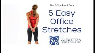 Office Neck Stretches | Neck Tightness Relief | Dr Alex Ritza