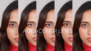 Aqualens : Aquacolor Lens : 5 Best Shades : Only Rs. 120 : Trial Only Rs. 99 : 1 Day Lens