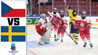 CZECHIA VS SWEDEN BRONZE MEDAL GAME HIGHLIGHTS IIHF U18 WOMEN´S WORLD CHAMPIONSHIP 2025