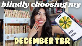 Blindly picking my December tbr all the books I want to read in December