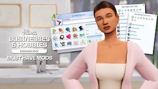 Must Have Mods for The Sims 4 Businesses & Hobbies Pack!