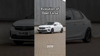 The Evolution of Opel Corsa 