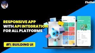 Flutter Responsive App | Flutter API | Flutter Responsive Web | Part 1