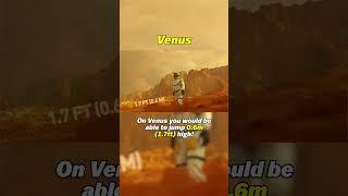 How High Could You Jump on Other Planets? #space #planet #elonmusk