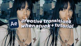 creative transitions when stuck + project file & tutorial | after effects