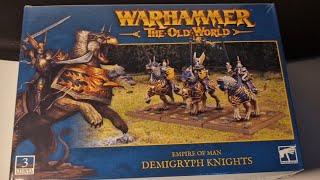 Demigryph Knights Unboxing - Warhammer The Old World