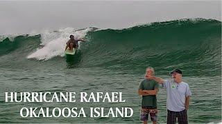 Hurricane Rafael Sends the Goods!!!! Surfing Fort Walton Beach Gulf Coast Destin Florida Drone.