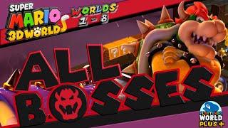 Super Mario 3D World Plus Bowser's Fury (All Bosses) Part 1