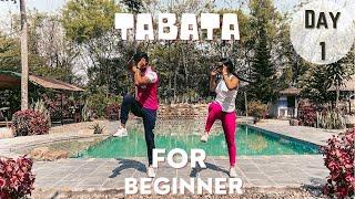 4 MINUTE FAT LOSS - TABATA HIIT WORKOUT | Day 1