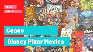 CEACO DISNEY PIXAR 2000 PIECE PUZZLE TIME LAPSE AND REVIEW