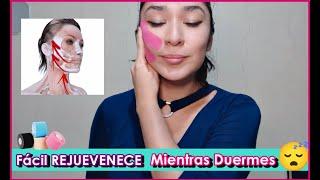 Como Rejuvenecer mientras duermes  Lifting Facial Kinesiotape