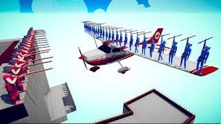 Attack The Tower From The Plane And Take Over The Tower | Totally Accurate Battle Simulator TABS