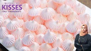 Meringue Cookies KISSES Recipe | Melt in Mouth Crispy, Light & Sweet!