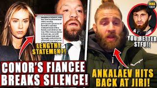 Conor's fiancee BREAKS SILENCE following McGregor's LOSS in a s*xual ass*lt trial! Ankalaev-Jiri