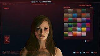 Cyberpunk 2077 Female Character Creation