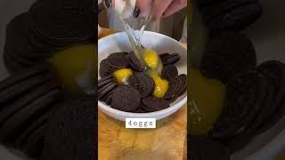 How I Make Oreo Cake part1 #oreo #cake #shorts