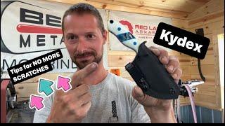 HOW to make a kydex sheath  NO blade SCRATCHES!!!